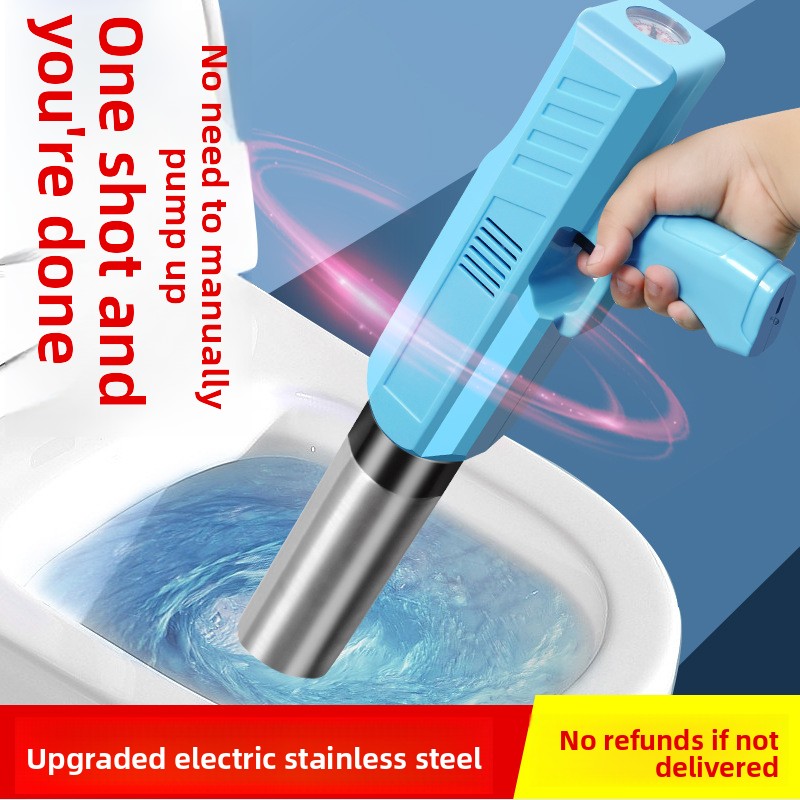 Plunger Toilet - 電動トイレプランジャー、高圧排水溝詰まり除去剤、強力下水道詰まり除去器、携帯用浴室詰まり解消ツール