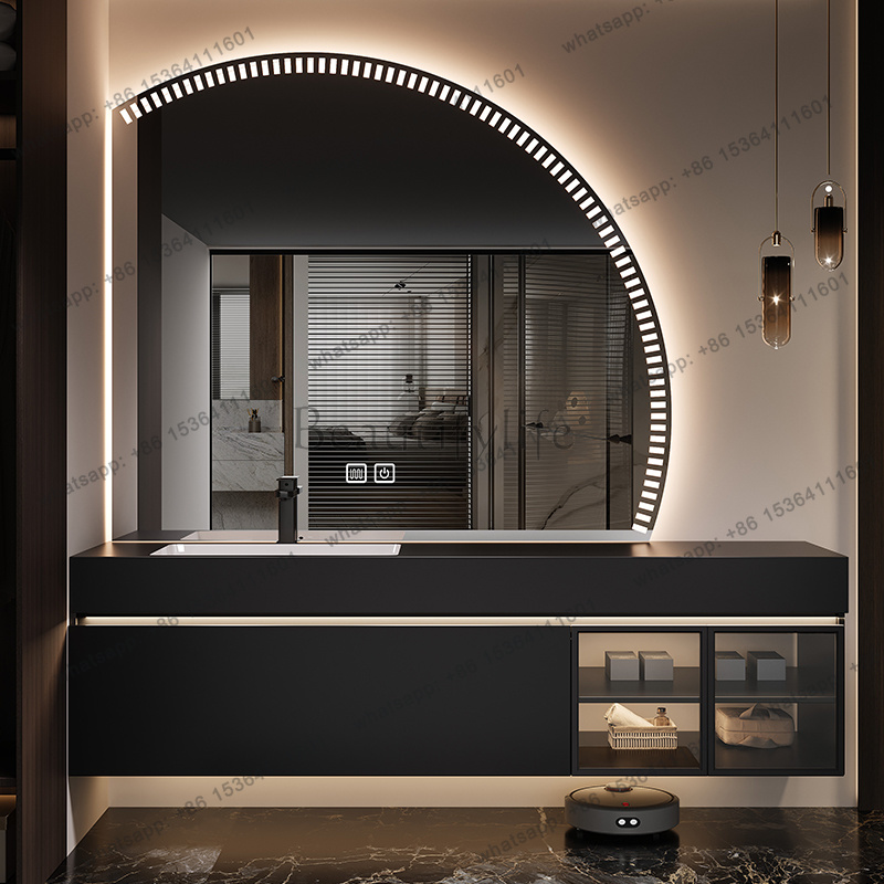 Home Bathroom Vanity Combo - LJYオーガナイザー香水バスルームキャビネット壁面収納パーティションシンクバスルームキャビネットトイレコーナーモダンガビネテトレンディ家具