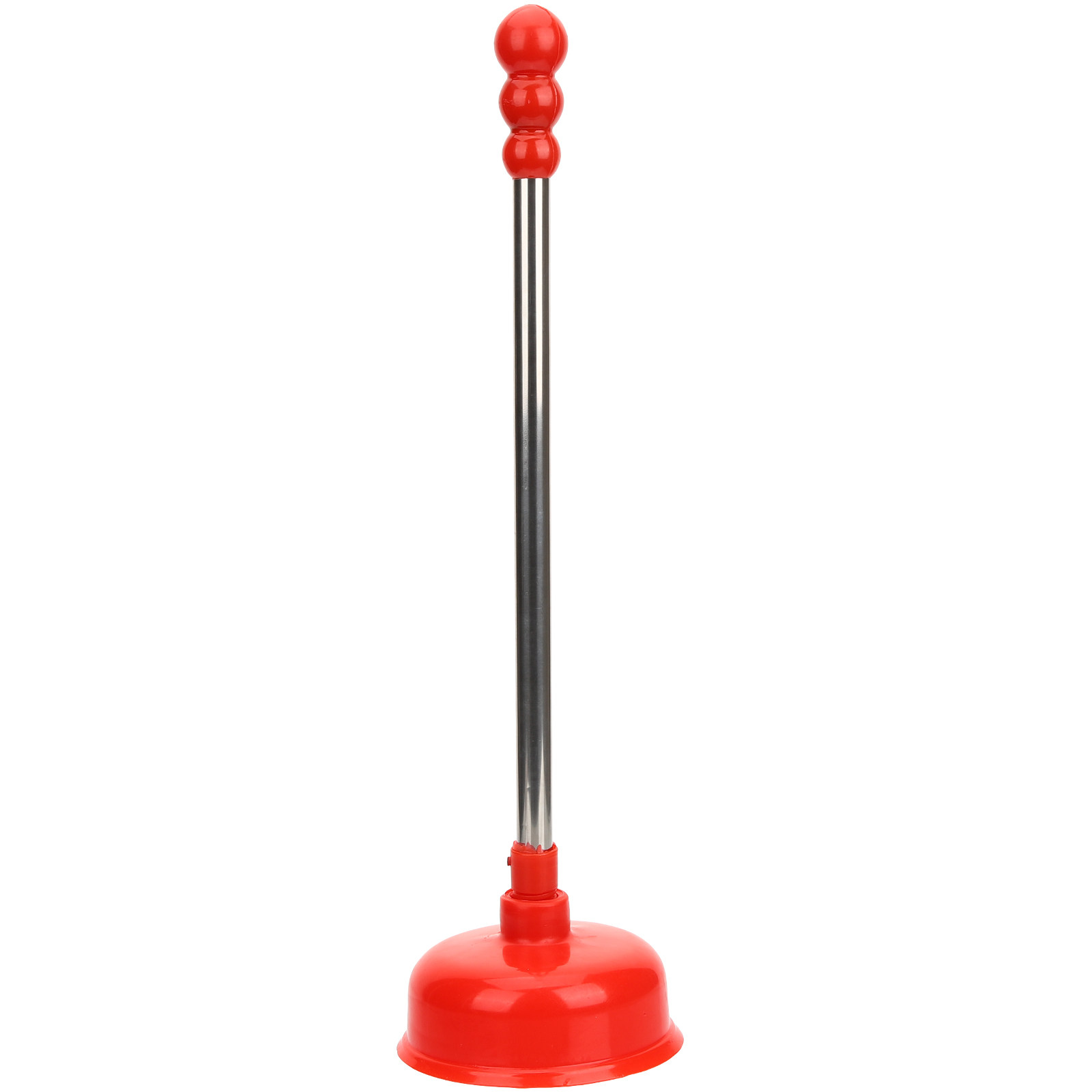 Plunger Toilet - 強力な吸盤を備えた、耐久性に優れた長柄のトイレ用プランジャー。素早く排水を促進し、トイレの詰まりを解消し、浴室の清掃に最適。