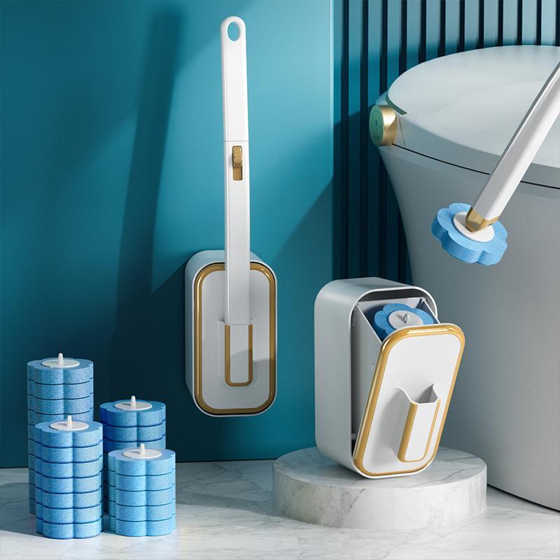 壁掛け式トイレブラシセット（ホルダー付き）、使い捨てブラシヘ - Plunger Toilet のレビューと価格