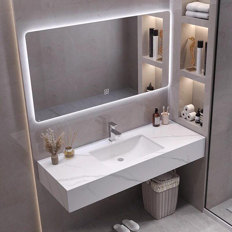 モダンなディスプレイバスルームキャビネットオーガナイザー収納 - Home Bathroom Vanity Combo のレビューと価格