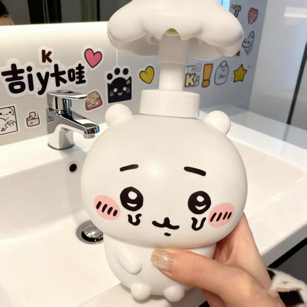 かわいい「はちわらちいかわ」デザインのディスペンサーボトル。 - Home Edit Bathroom Storage のレビューと価格