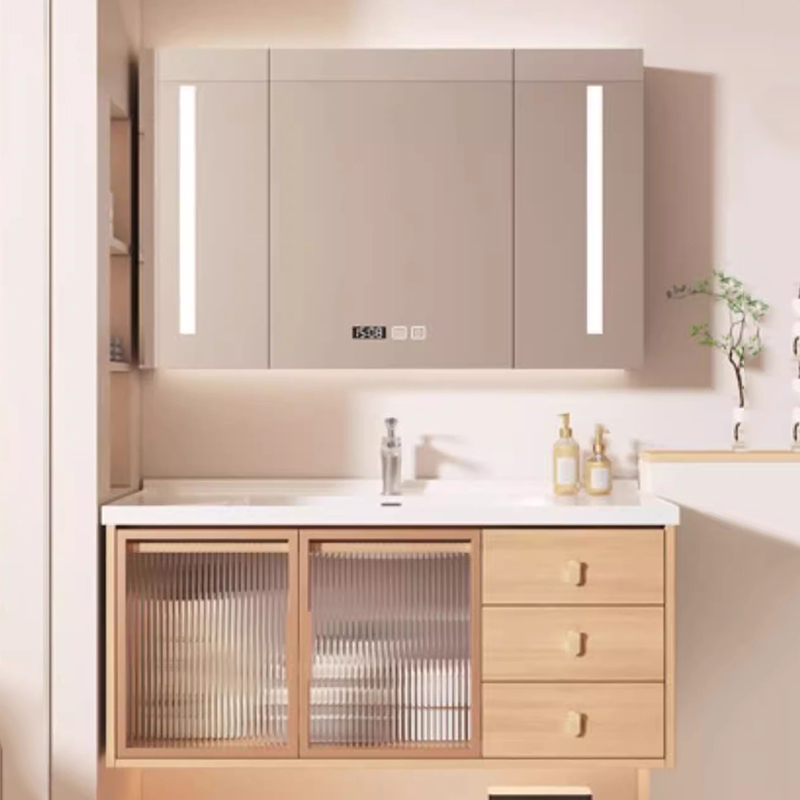 装飾品モダンなバスルームキャビネット木製紙製引き出し高級パー - Home Bathroom Vanity Combo のレビューと価格