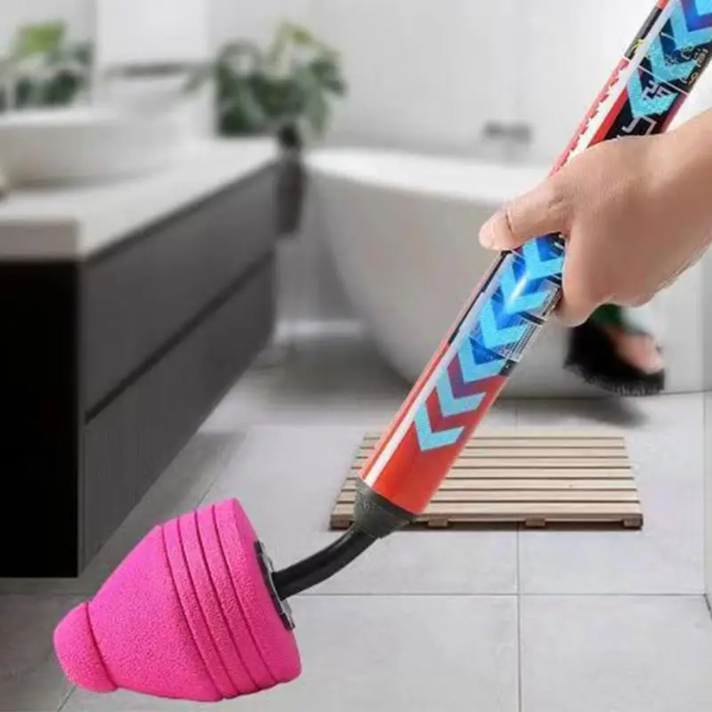 高圧エアプランジャー式トイレ強力詰まり除去ツール、人間工学に - Plunger Toilet のレビューと価格