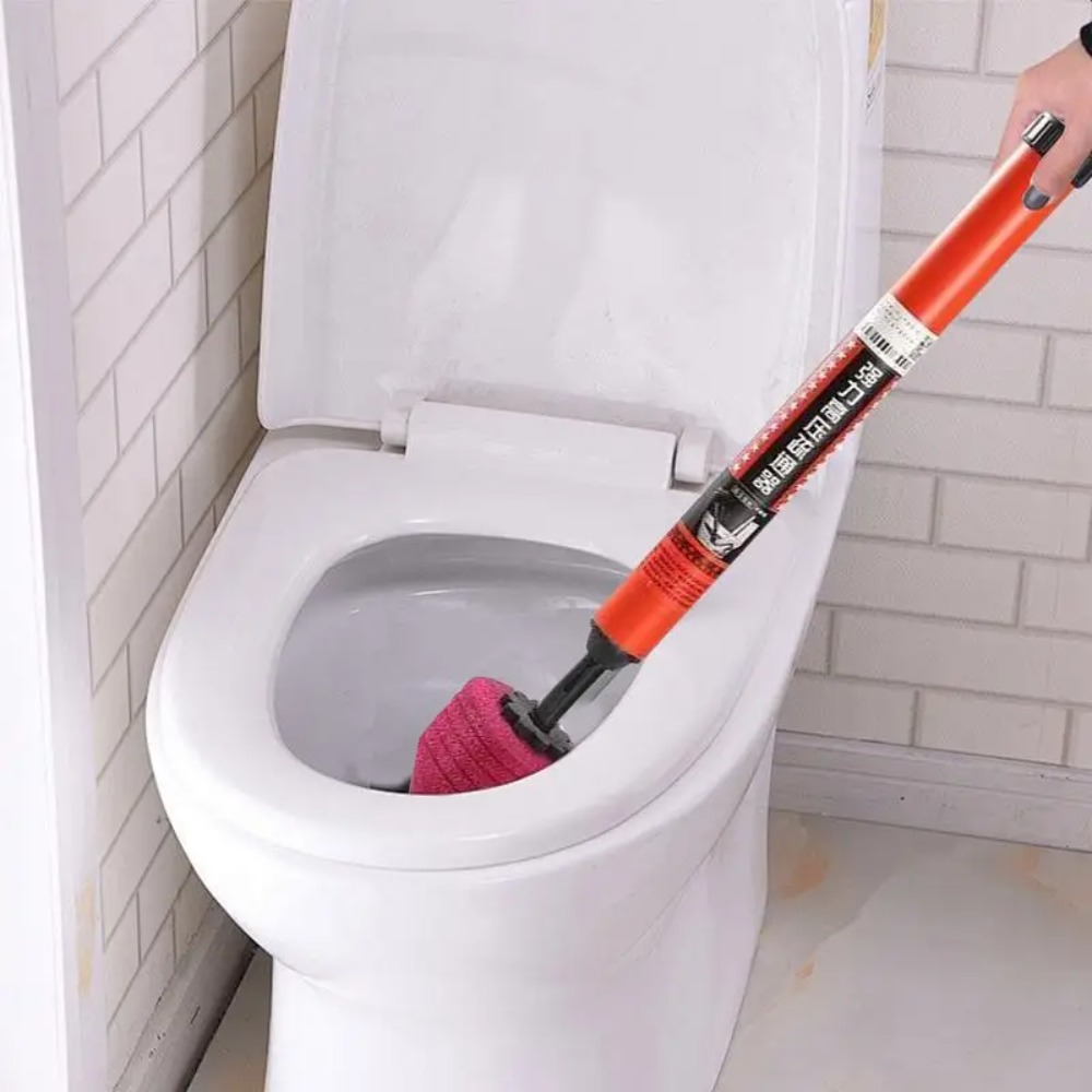 高圧エアプランジャー式トイレ強力詰まり除去ツール、人間工学に - Plunger Toilet のレビューと価格